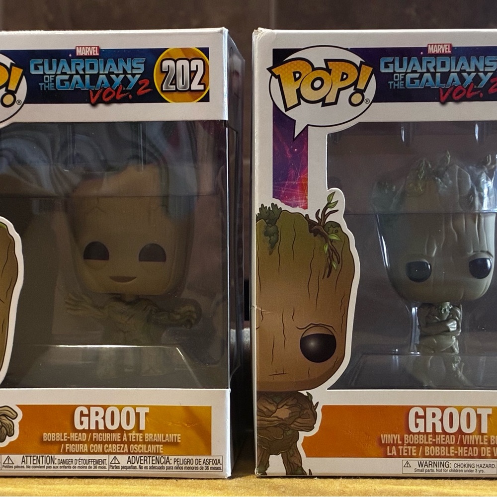 Funko Pop! Groot Vinyl 2 Figures (Guardians of the Galaxy)